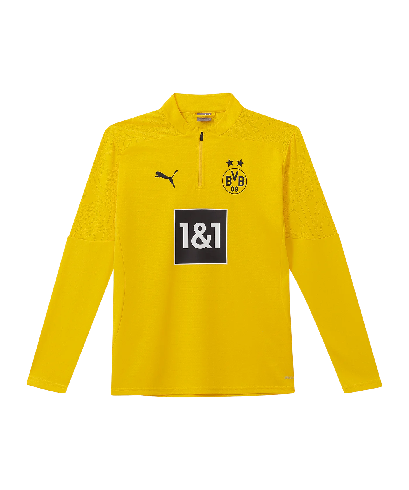 PUMA BVB 1/4 Training Sweatshirt mit Sponsor Kids Gelb F01