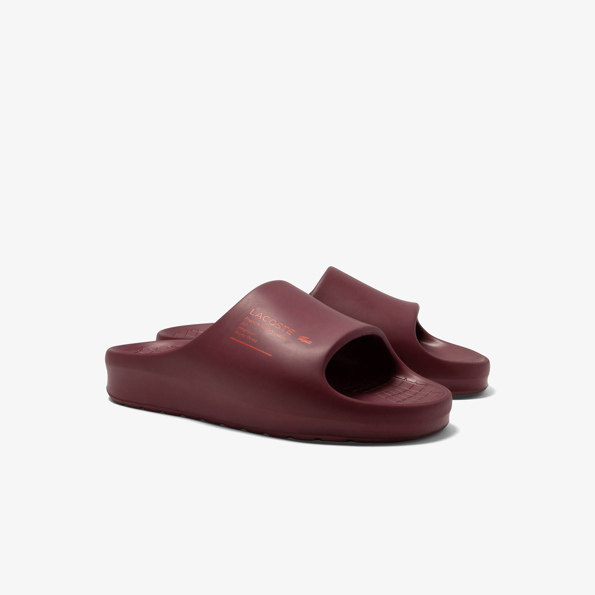 Herren Ton-in-Ton Schlappen Serve Slide 2.0 Flip-Flops & Sandalen - Rot - Lacoste - Herren