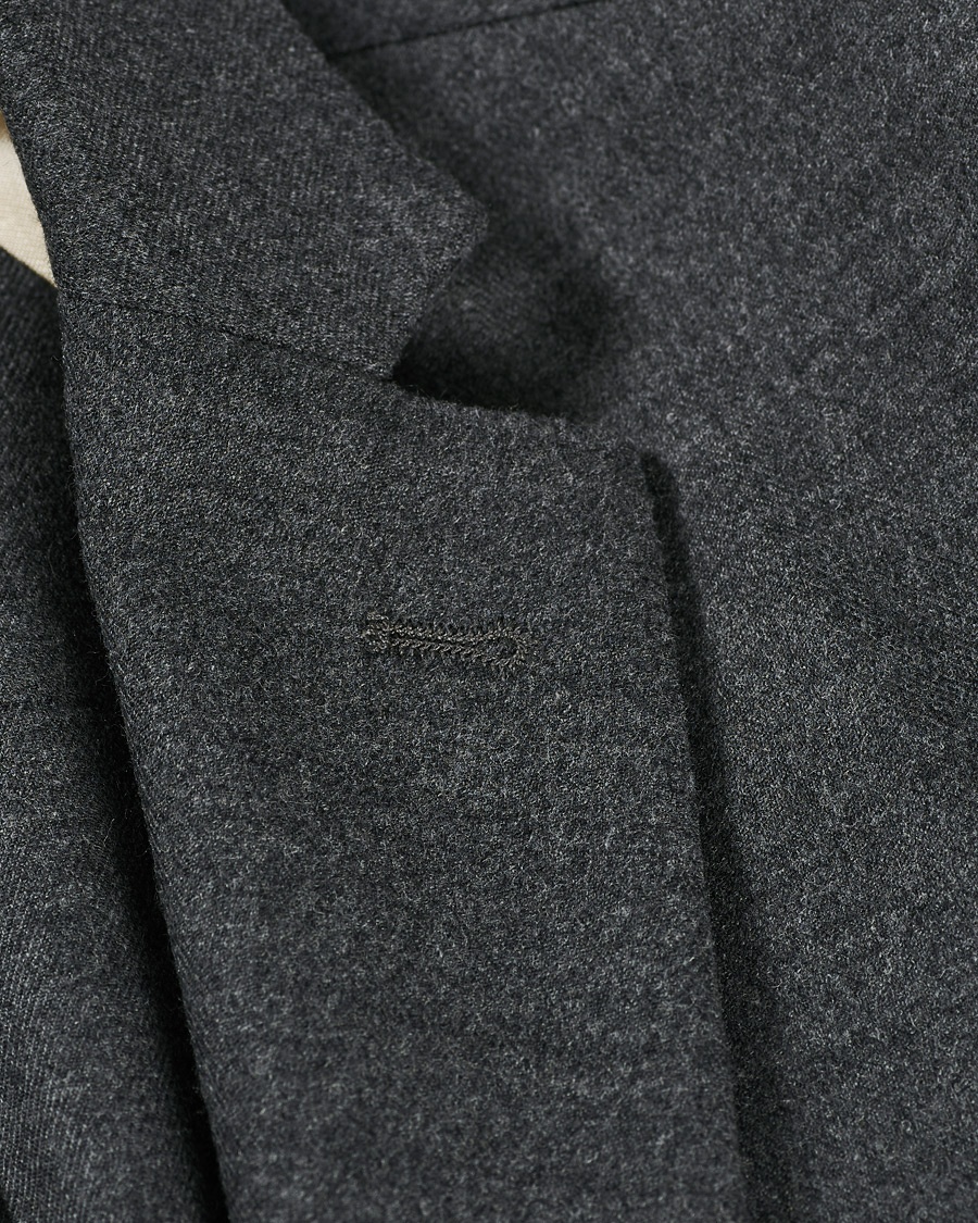 Barena Borgo Unconstructed Flannel Blazer Grey Melange