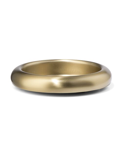 plateau porte-bougie Ø13cm métal doré