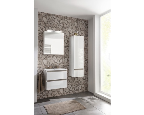 Wastafelmeubel Miami Vice wit 60 x 52 x 39,5 cm