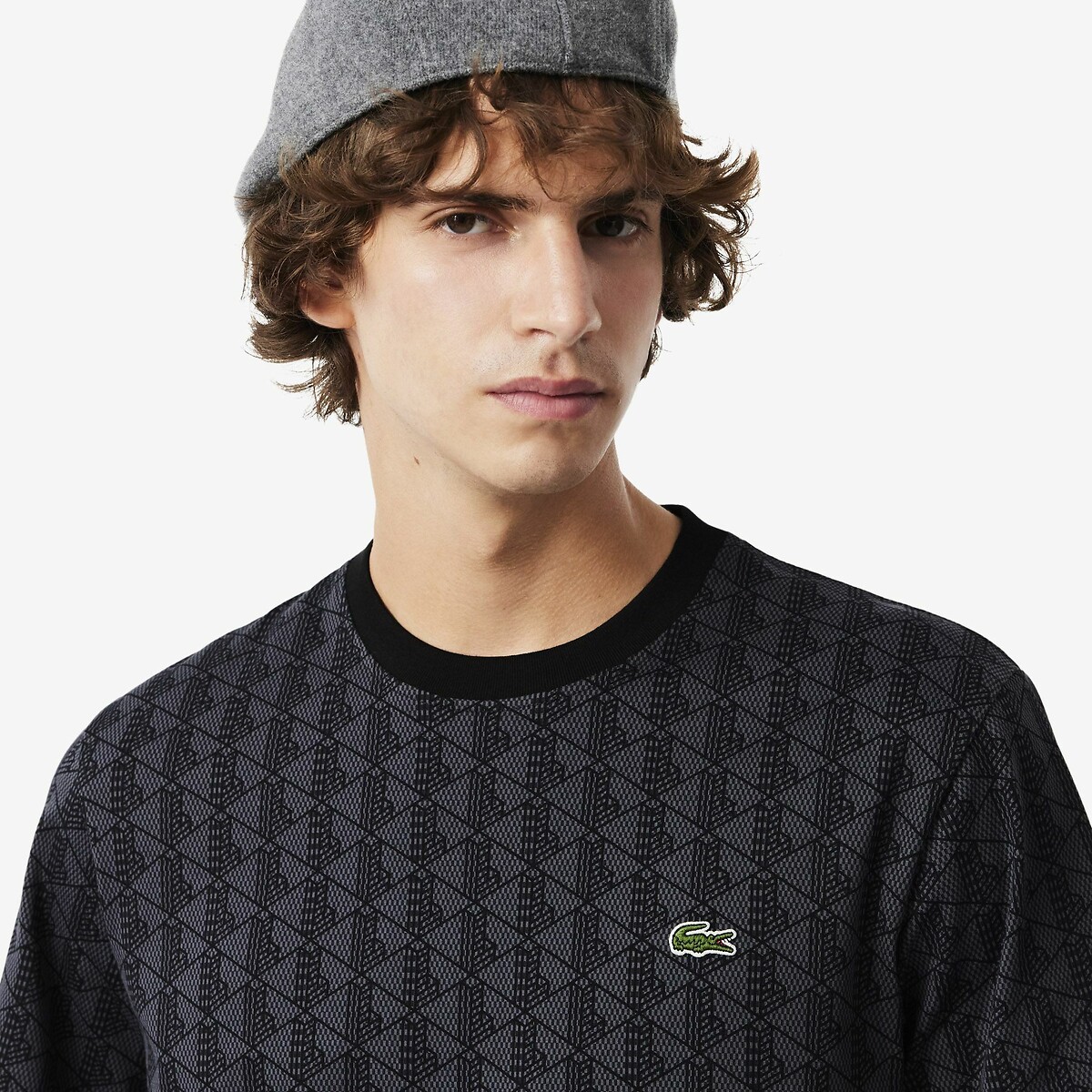 Camiseta LACOSTE com monograma