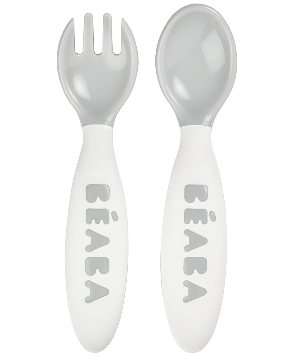 Besteckset I'M SO BIG 2-teilig in light grey