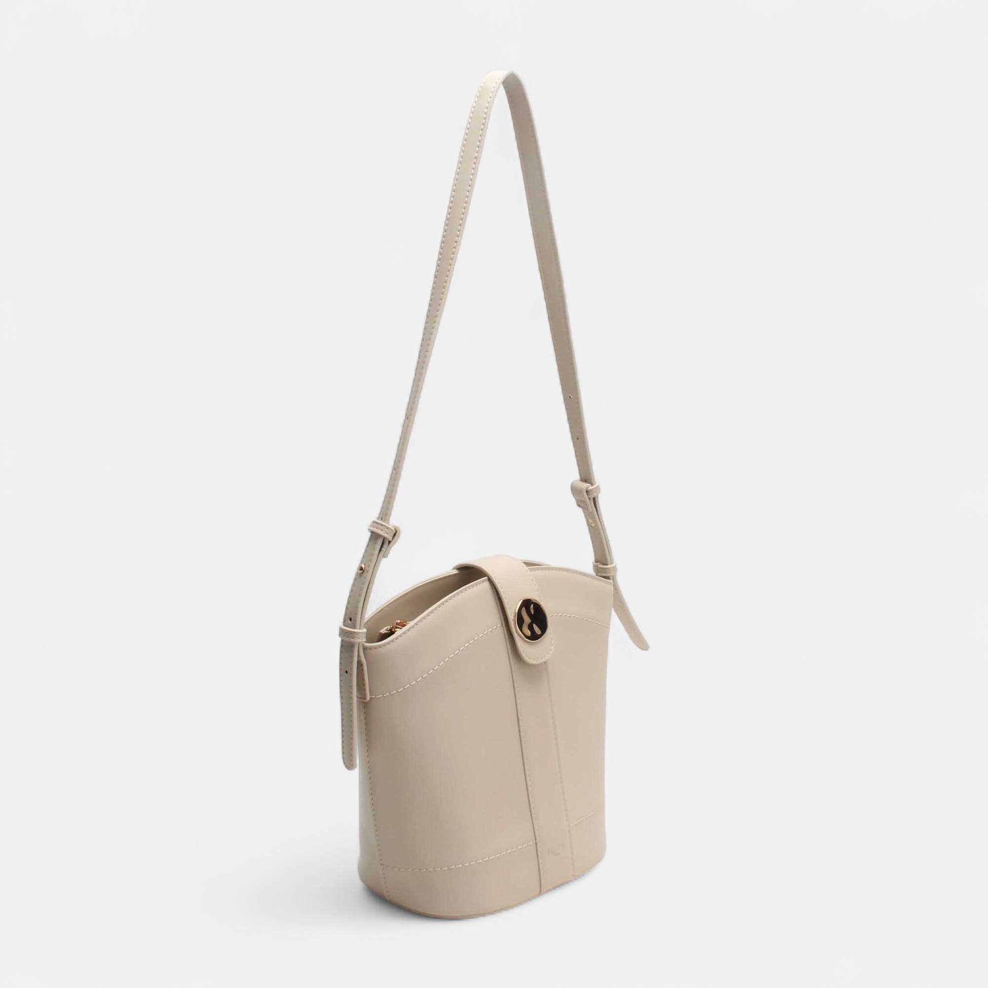 Sac à main beige