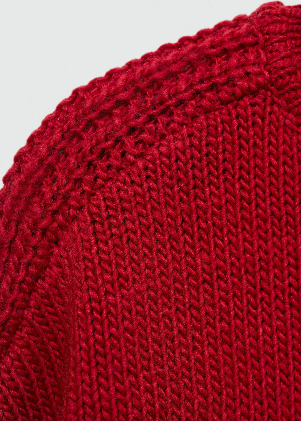 MANGO TEEN gebreide trui rood