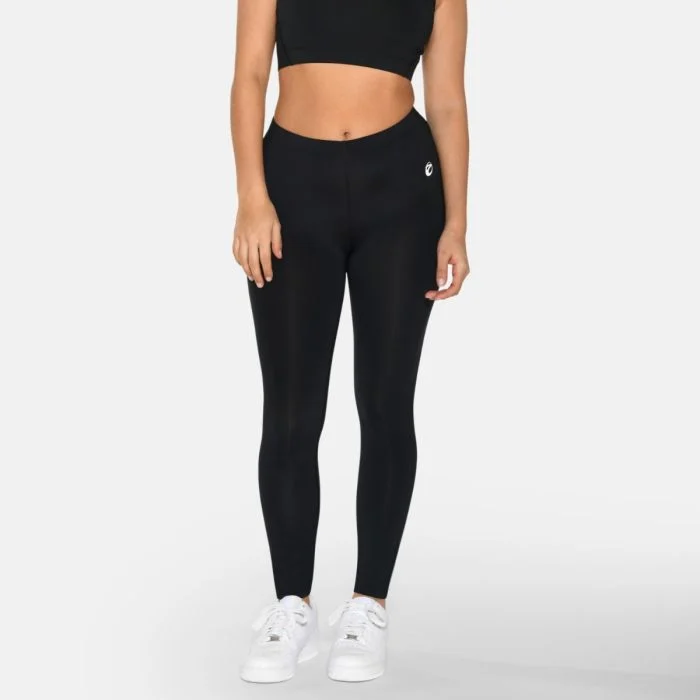Zebdia Dame Lange tights Baselayer Leggings Sort