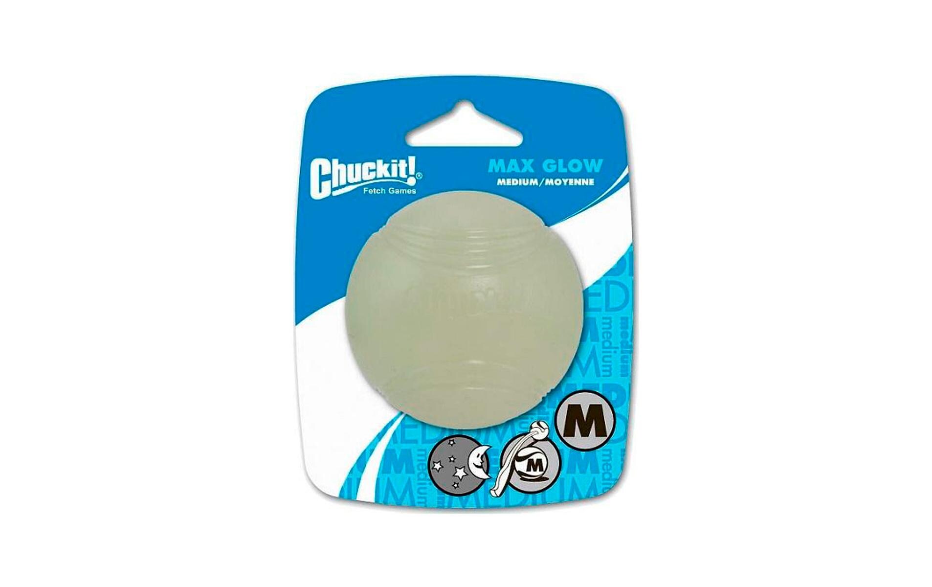 Hunde-Spielzeug Max Glow Ball M, Ø 6.5 cmWurfspielzeug