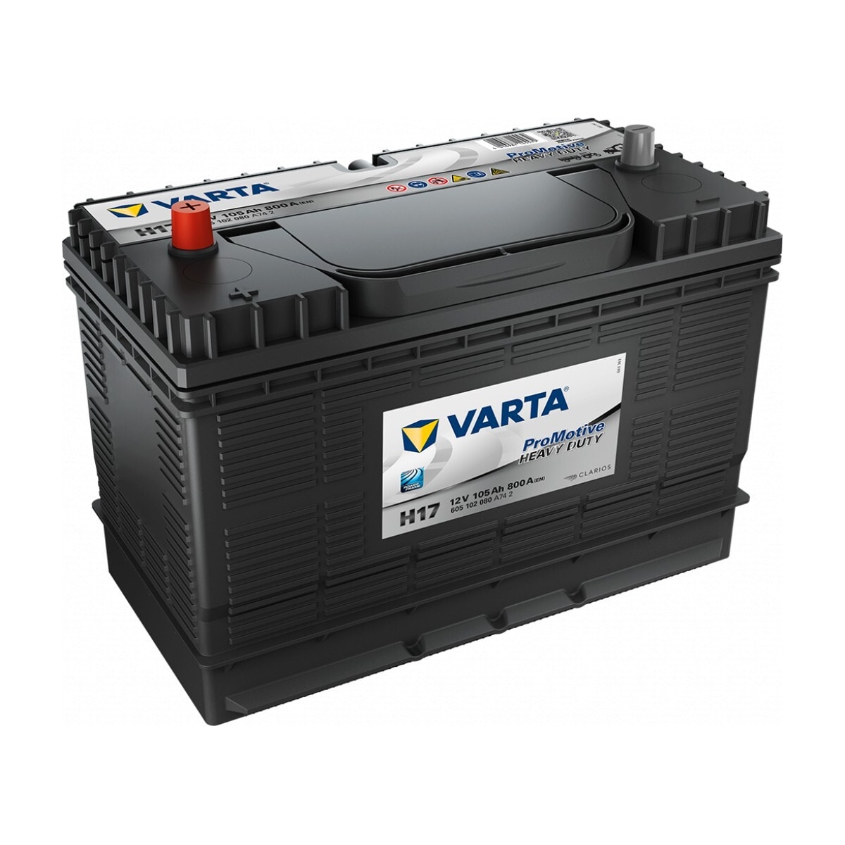 VARTA Promotive HD Batteri 12V 105AH 800CCA (330x172x220/240mm) +midtstilt H17