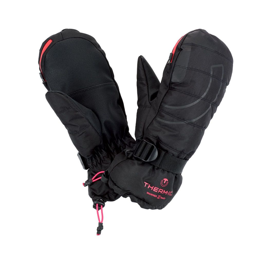 Therm-Ic WARMER READY - Moufles Femme noir/rose