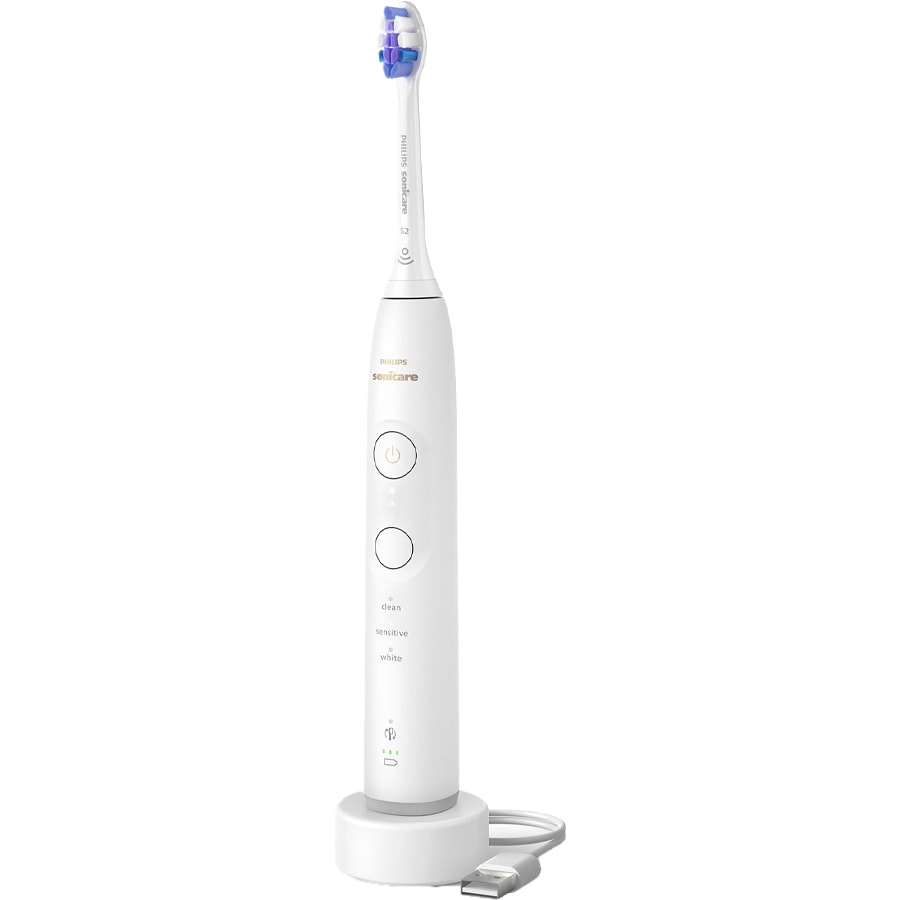 Brosse à dents électrique connectée - Series 6500 - Blanc - 3 accessoires