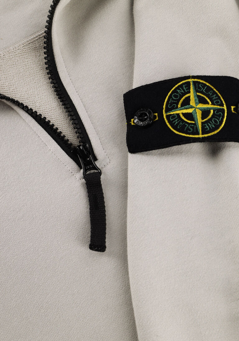 grijze stone island polo ls polo s0051