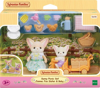 Sylvanian Families Pikniksett Ørkenrev Søster & Barn