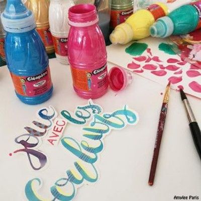 Cléopâtre Princess Mérit Nacrée - peinture - peinture acrylique - rose - 250 ml