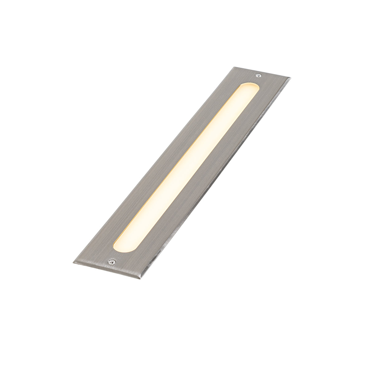 QAZQA Set van 2 moderne grondspots staal 50 cm incl. LED IP65 - Eline