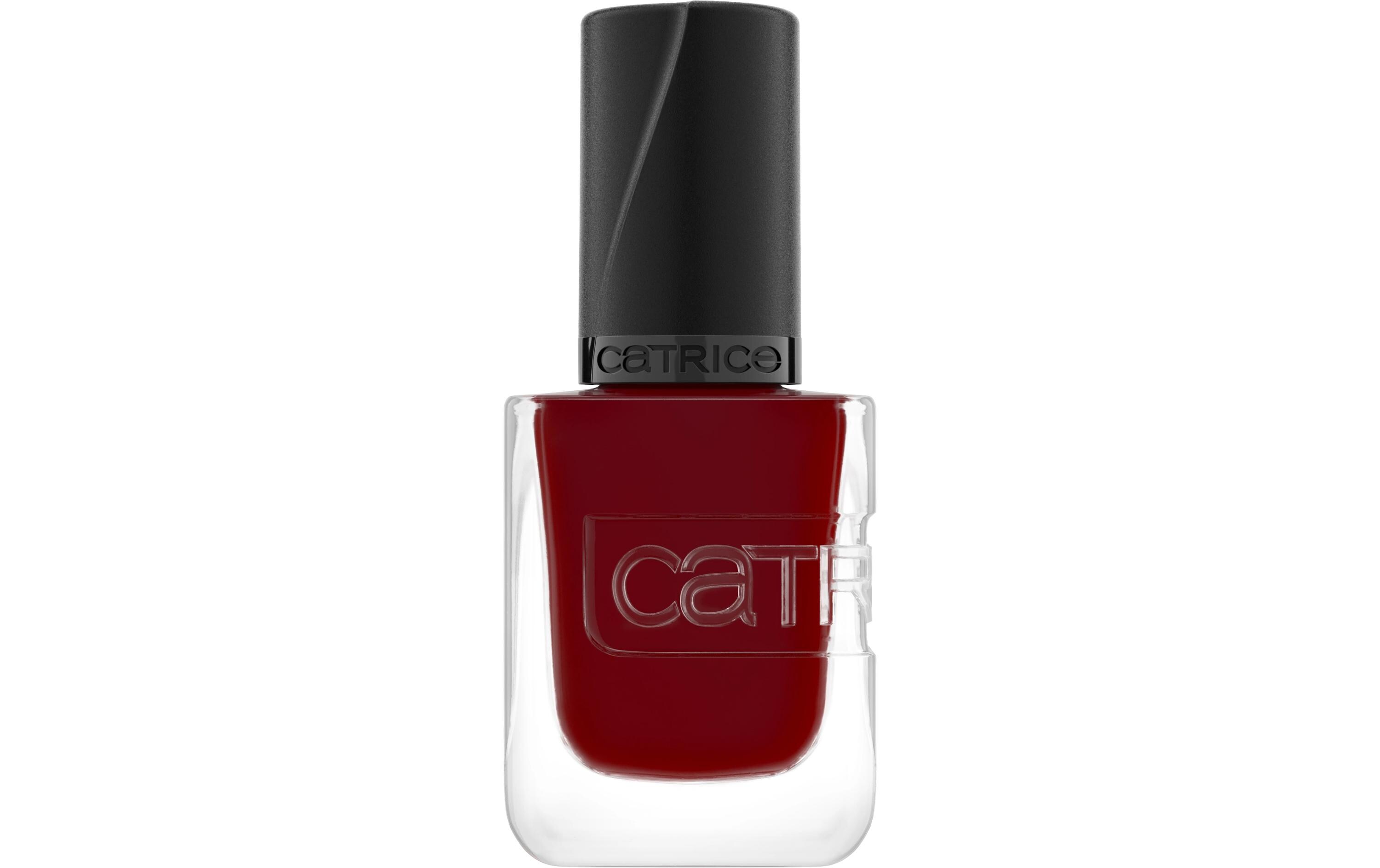 Nagellack Gel Affair 021 Caught On The Red CarpetLanganhaltender Gel-Nagellack in einem dunklen Weinrot