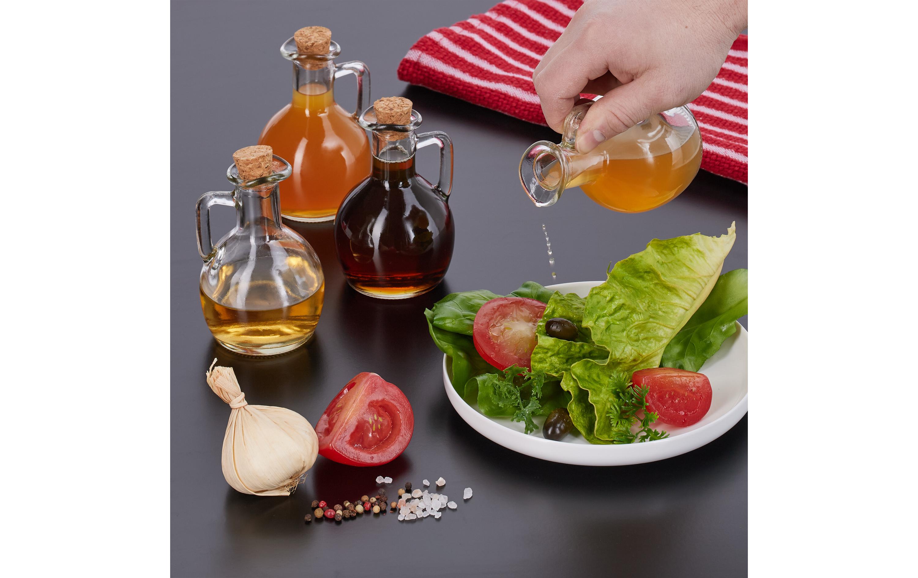 Einmachflasche 150 ml, 24 StückBauchige Schnapsflaschen mit Henkel