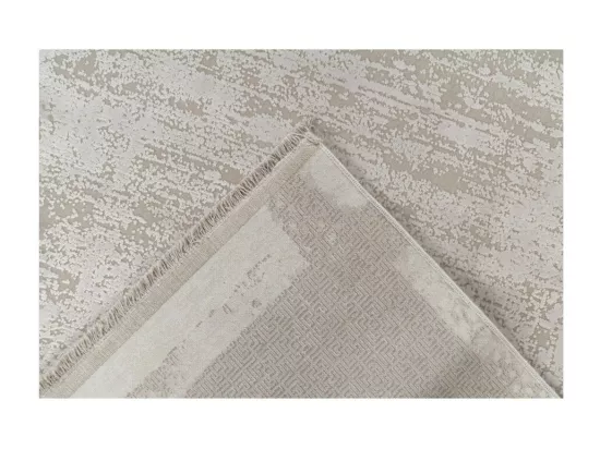 Tapis Pierre Cardin 290x200cm, design E309E coloris argent - Confort et élégance pour votre intérieur