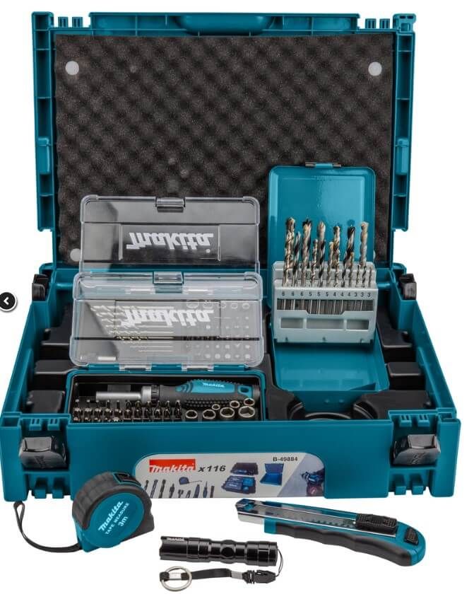 Makita B-49884 Boor-/schroefbitset 116-delig
