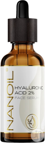Nanoil Acide Hyaluronique 2% Sérum Hydratant Pour Le Visage Flacon Compte-Gouttes 50ml