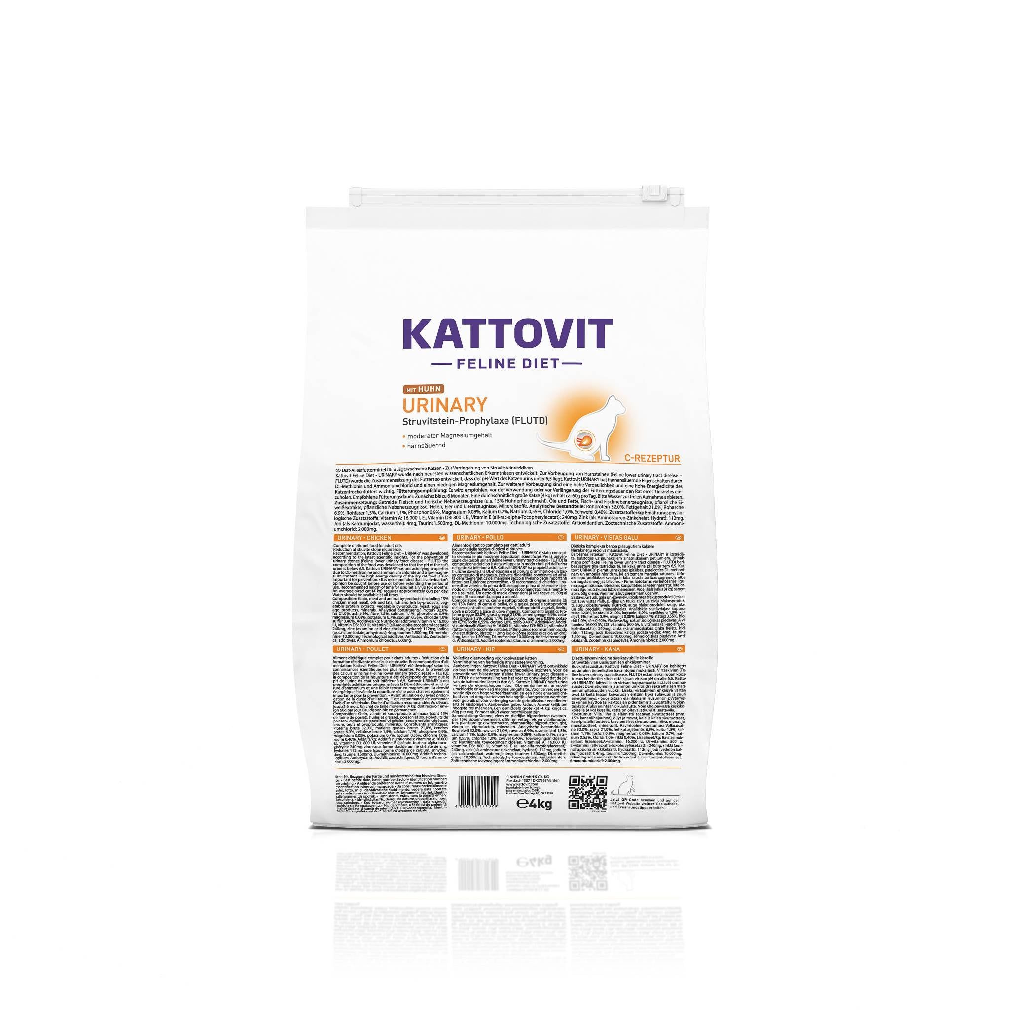 KATTOVIT Urinary Trockenfutter | Huhn