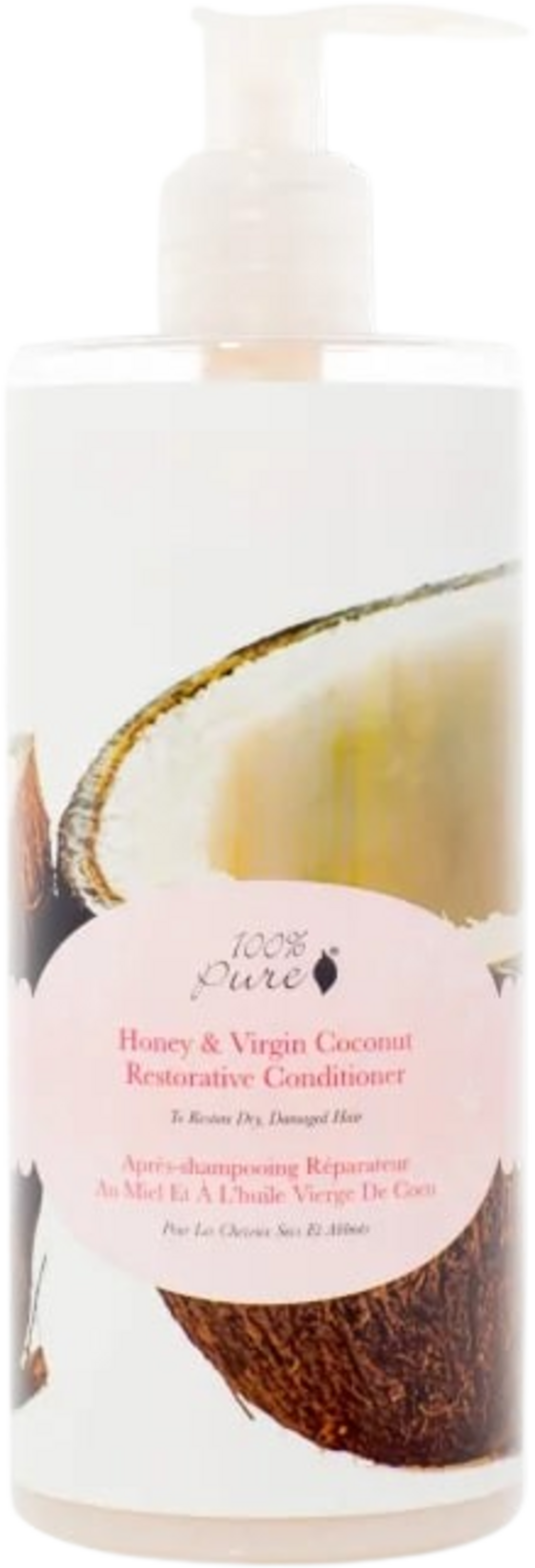 100% Pure  Honey & Virgin Coconut Restorative Conditioner, 390 ml