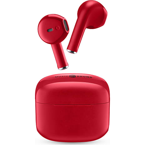 Music Sound Swag TWS trådløse in-ear høretelefoner - rød