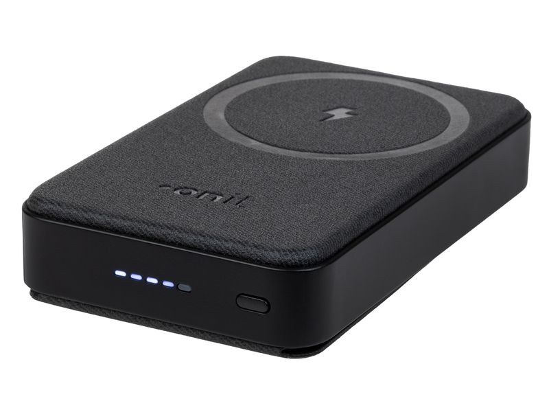onit Powerbank Induktiv 10000 mAh Kompakte Powerbank zum kabellosen Schnellladen von Smartphones
