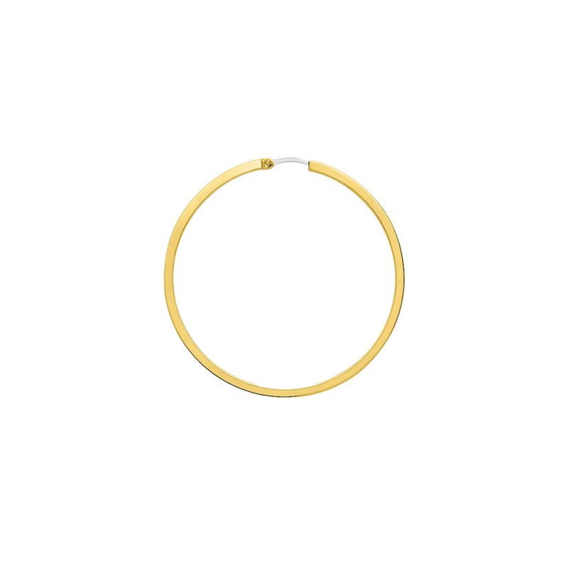 Créoles fantaisie Femme - Or 18 Carats - Diamètre 45 mm
