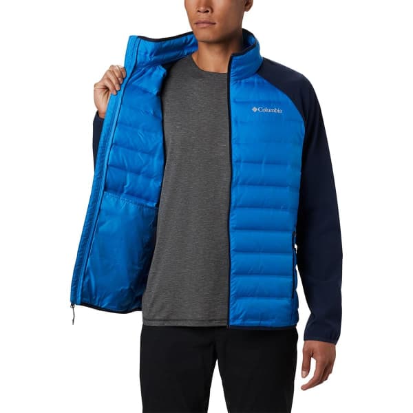 Doudoune ski COLUMBIA COLUMBIA LAKE 22 HYBRID DOWN JKT AZURE BLUE/COL NAVY 19 AZURE BLUE, COLLEGIATE NAVY