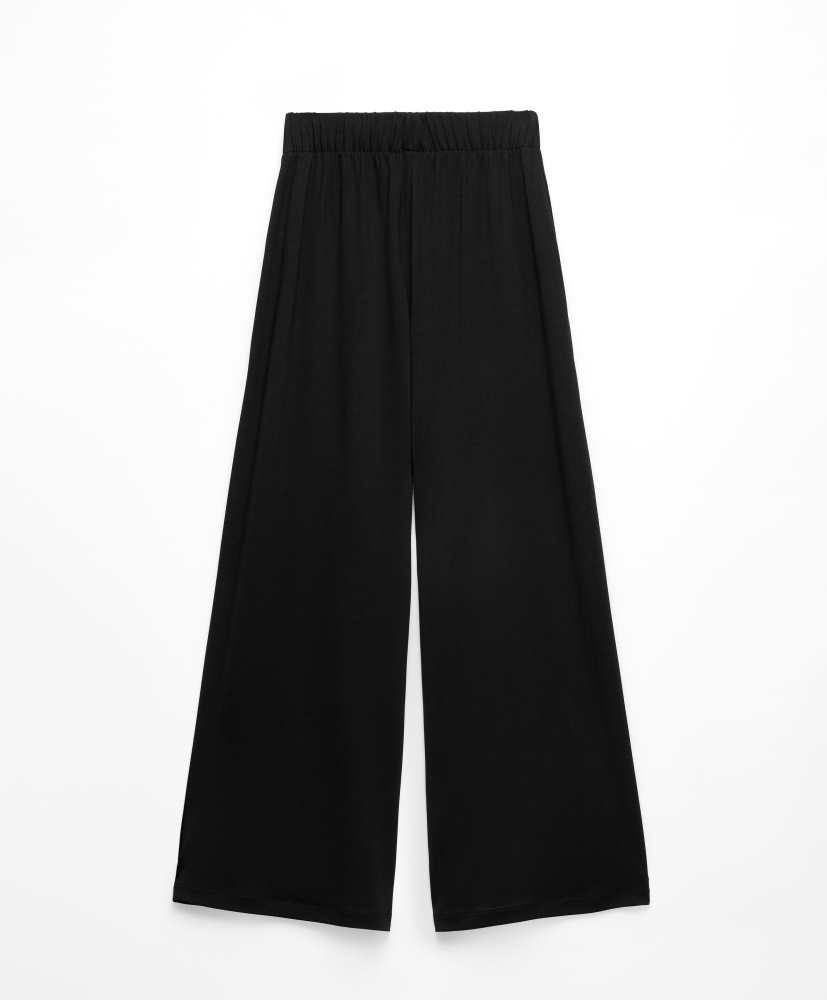 Calça cropped de modal