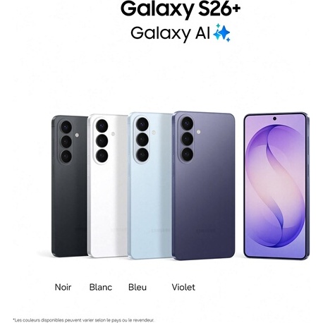 Smartphone Samsung Galaxy S26+ 256 Go Bleu