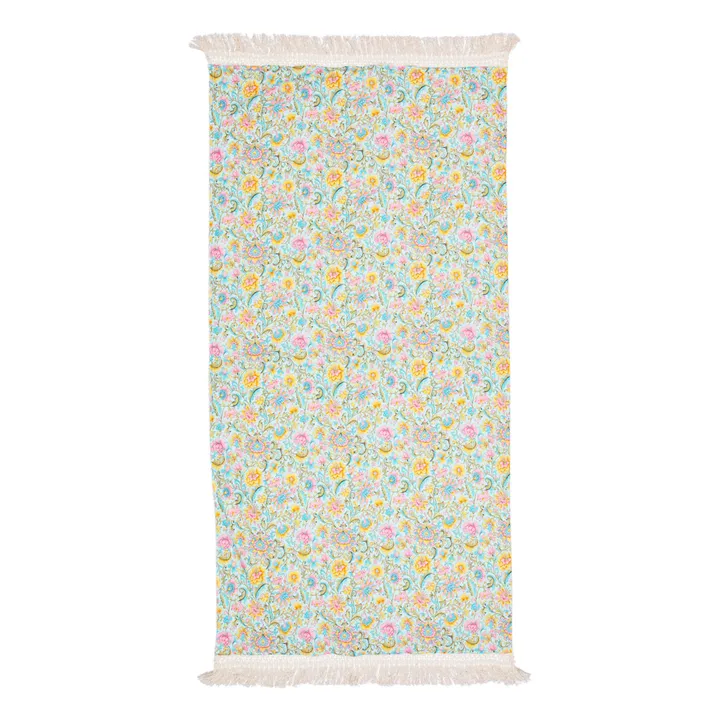 Louise Misha Serviette de plage Lana en coton bio | Vert d'eau