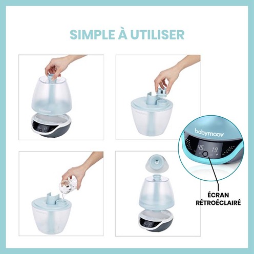 Hygro(+) Humidificateur à vapeur froide - BABYMOOV