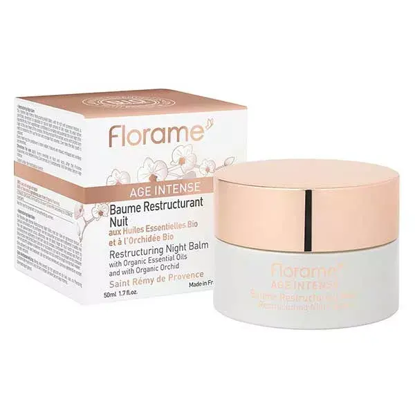 Bálsamo Facial Noturno Reestruturante Orgânico Florame 50ml
