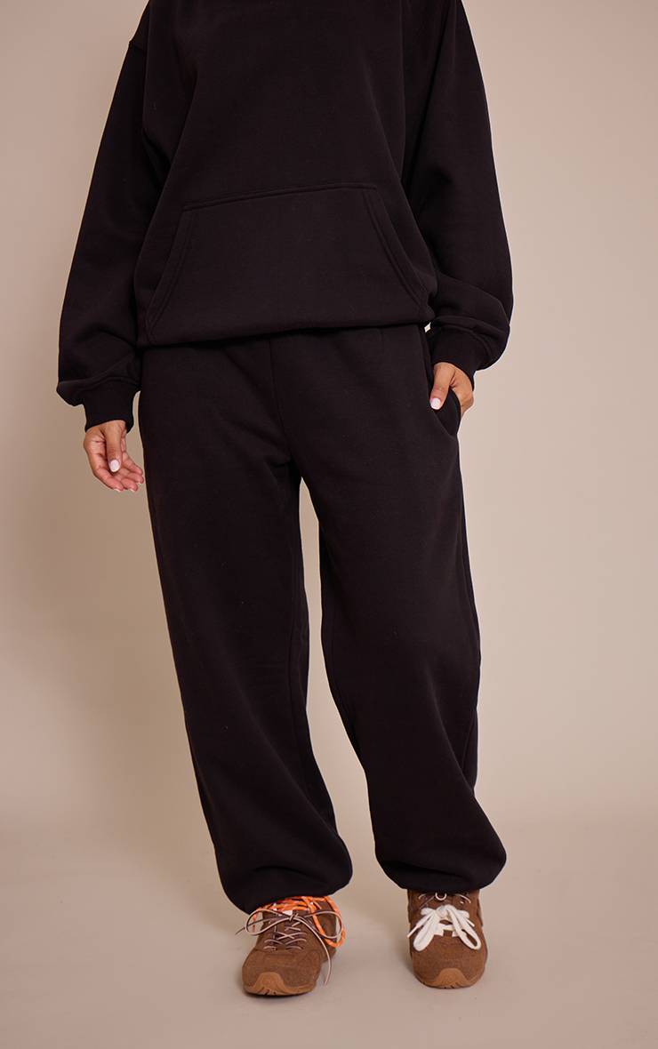 Noir Pantalon De Jogging À Bas Resserrés