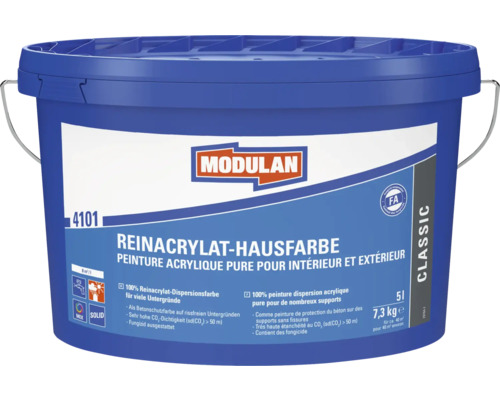 MODULAN 4101 Zuivere Acryl Huisverf Wit 5 l