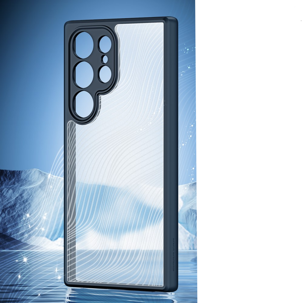 Samsung Galaxy S24 Ultra Hybrid Hülle TPU Bumper   Kunststoff Rückseite   Kameraschutz - Schwarz / Transparent