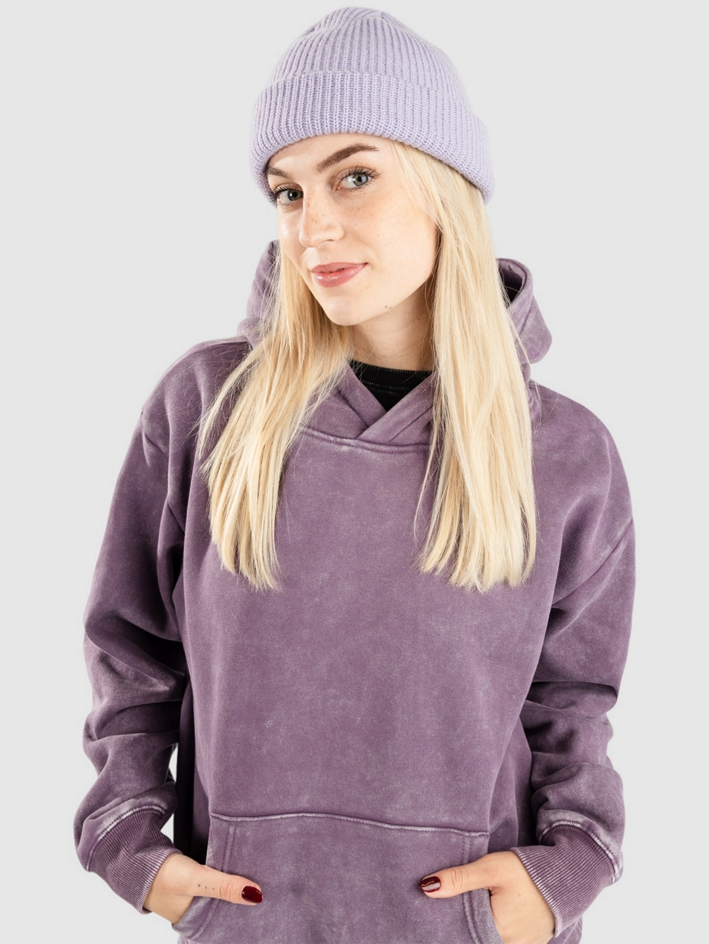 Ninth Hall Fundamentals Hoodie vintage violet pantone 18
