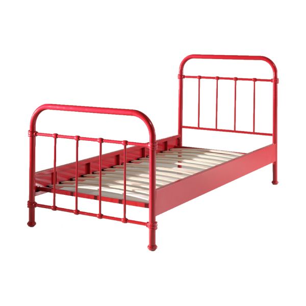 Vipack New York Bed Metaal Geel 90 x 200 cm
