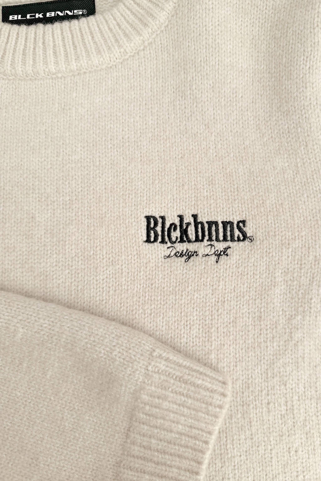 BLACK BANANAS gebreide trui beige