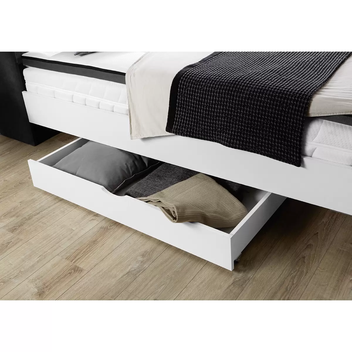 Bettschubkasten Modeste Grau