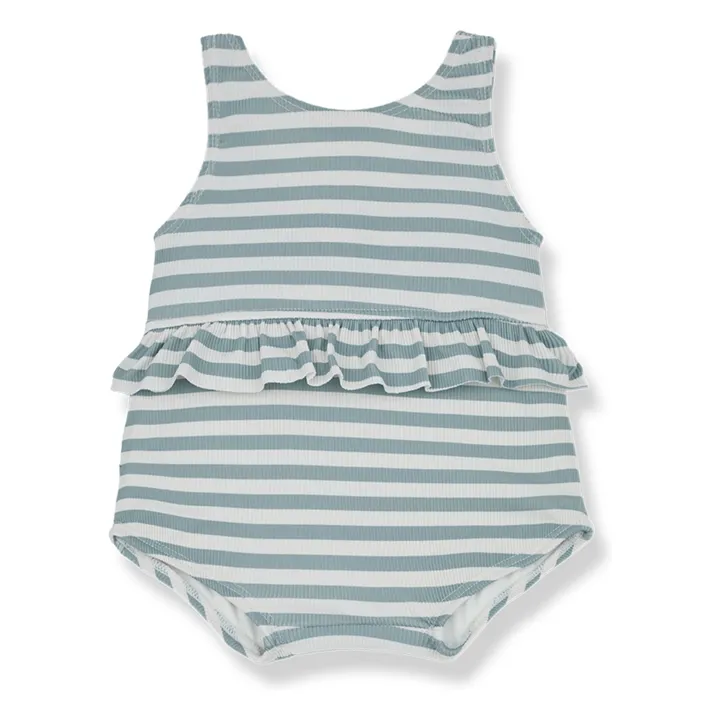 1+ in the family Maillot 1 Pièce Ilaria Rayé | Bleu Vert