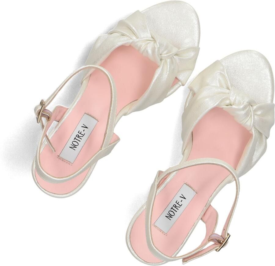 Notre-V 2859bpp Sandalen Dames Wit