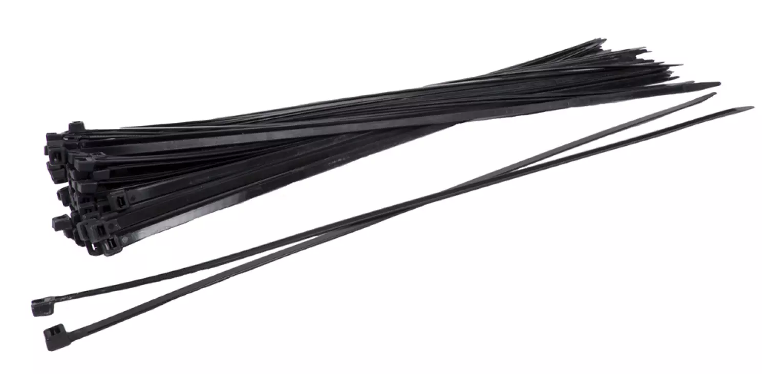Kortpack 990266 Tyraps - Zwart - 4.8 x 300mm (100st)