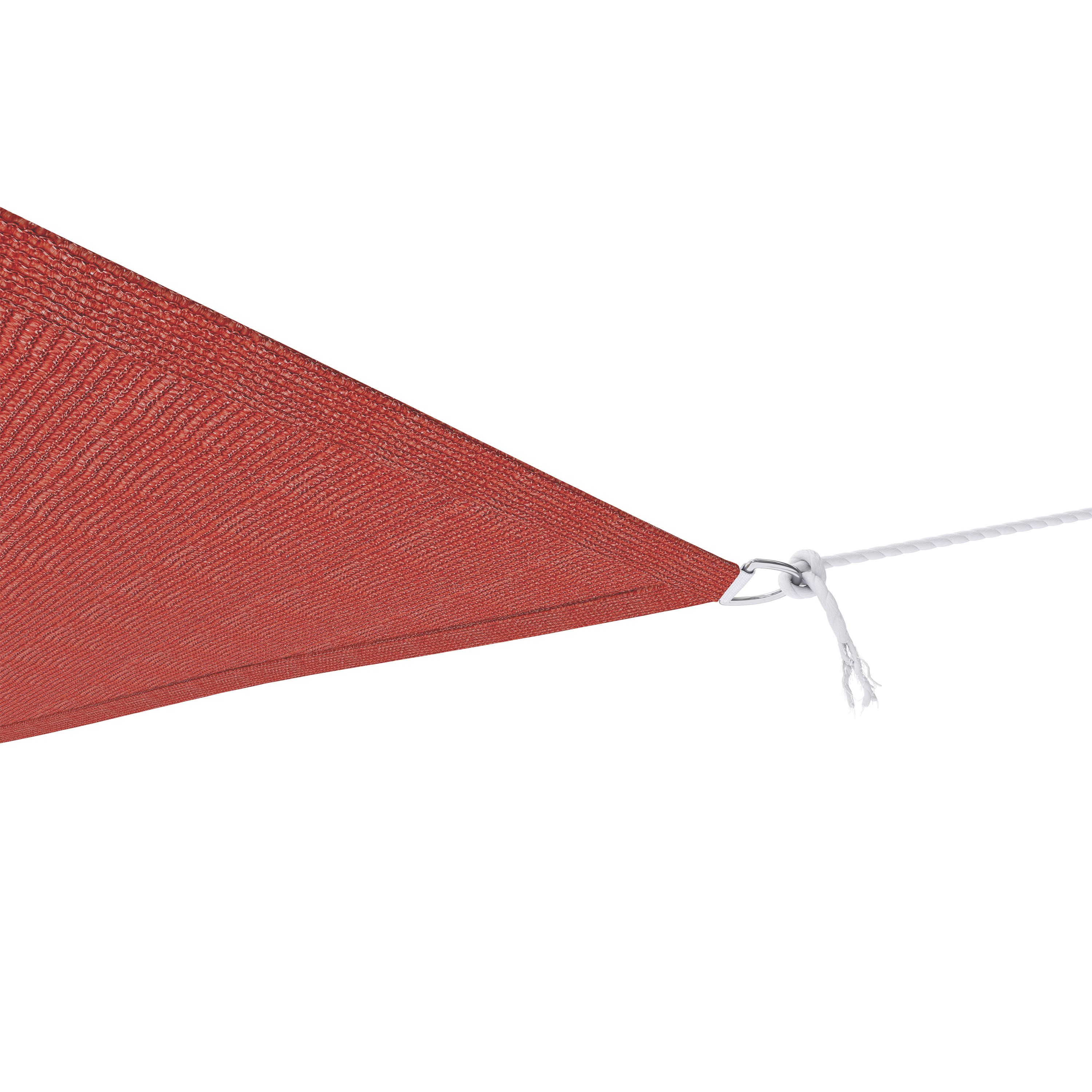 Sonnensegel Quadrat 3 x 3 m rot