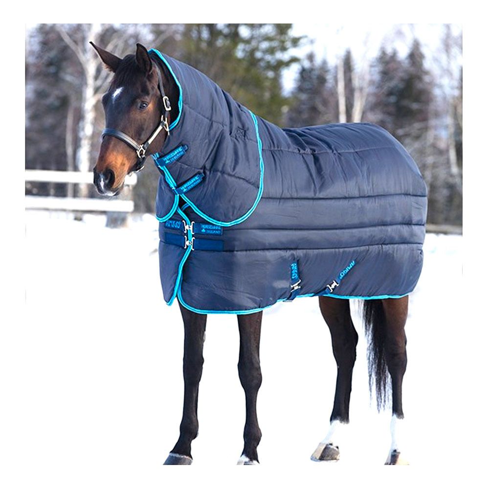 Horseware AMIGO INSULATOR 550G - Couverture de box + couvre-cou navy/elec blue