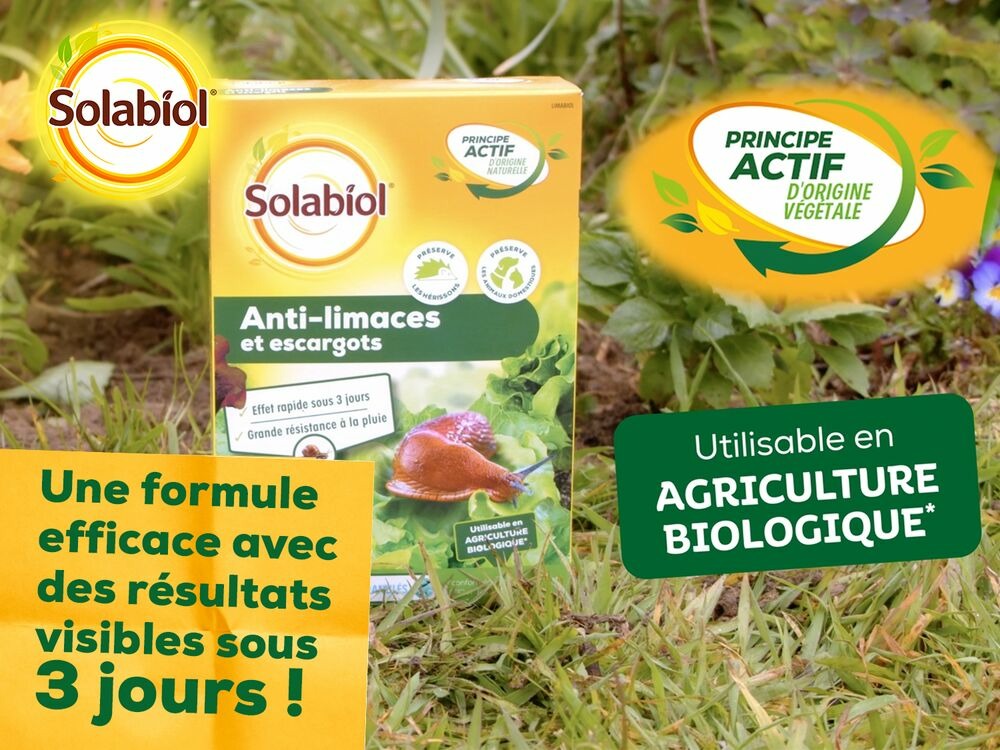 Anti limaces & escargots |750g |granules d'origine naturelle | résiste