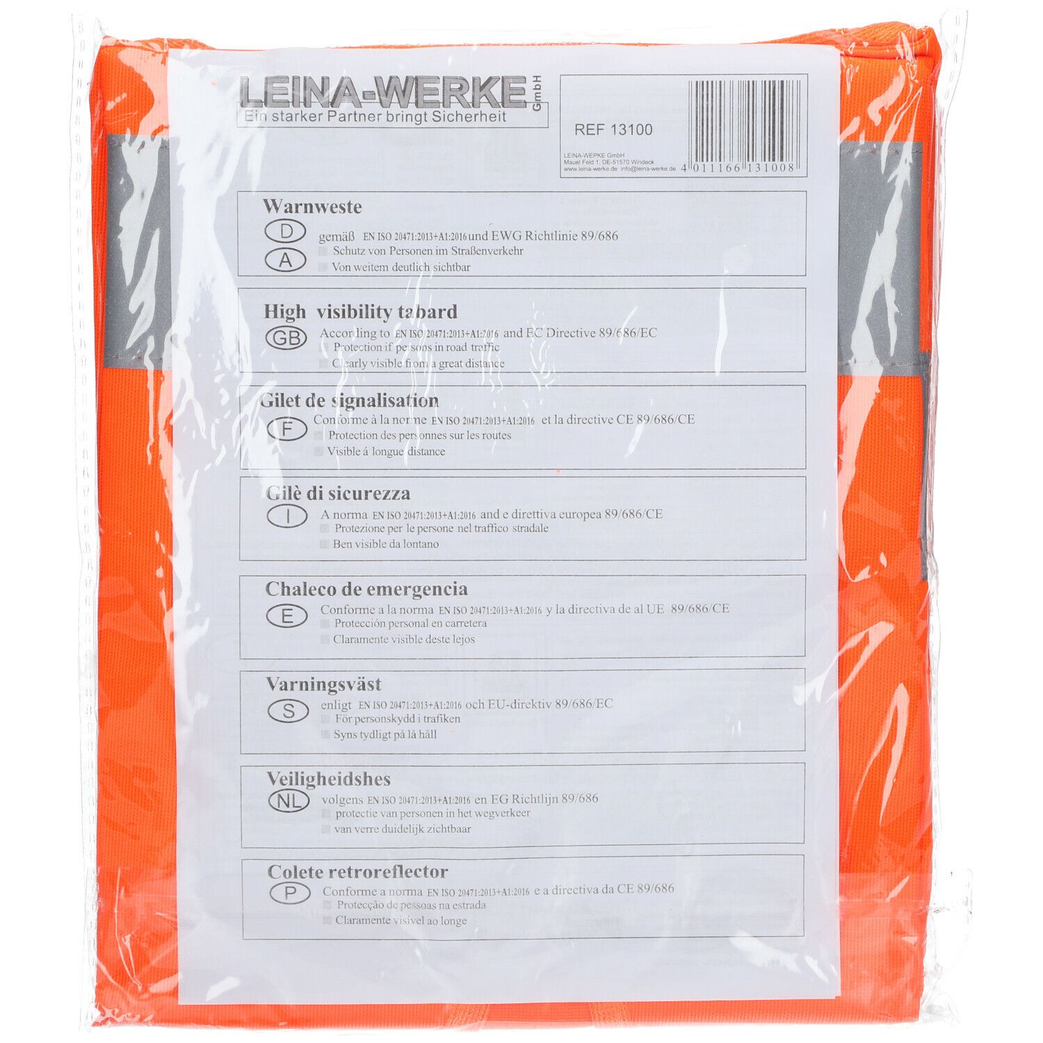 Senada® Warnweste orange