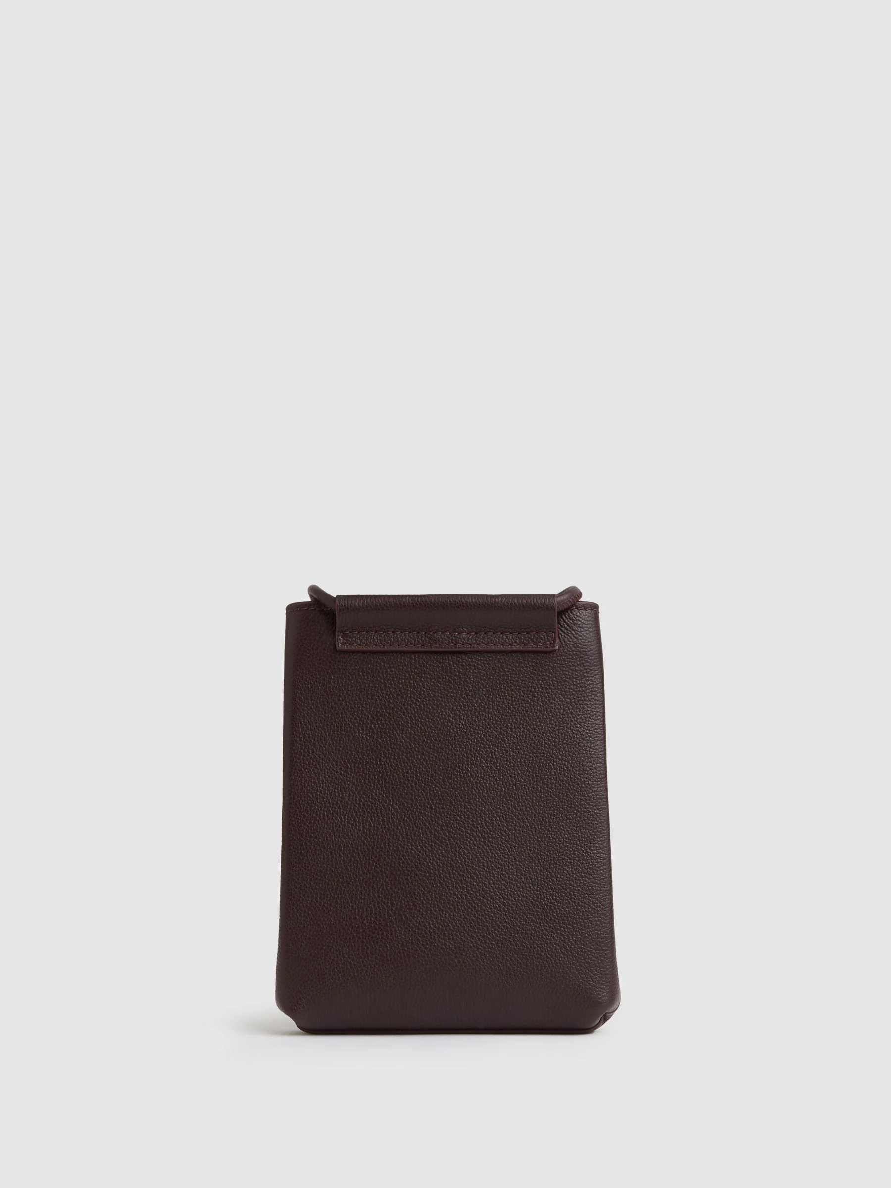 Reiss Vienna leren telefoonhouder