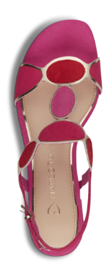 Marco Tozzi Damesandal med hæl Pink 2-28230-42